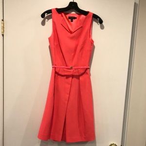 Ted Baker peony pink belted dress